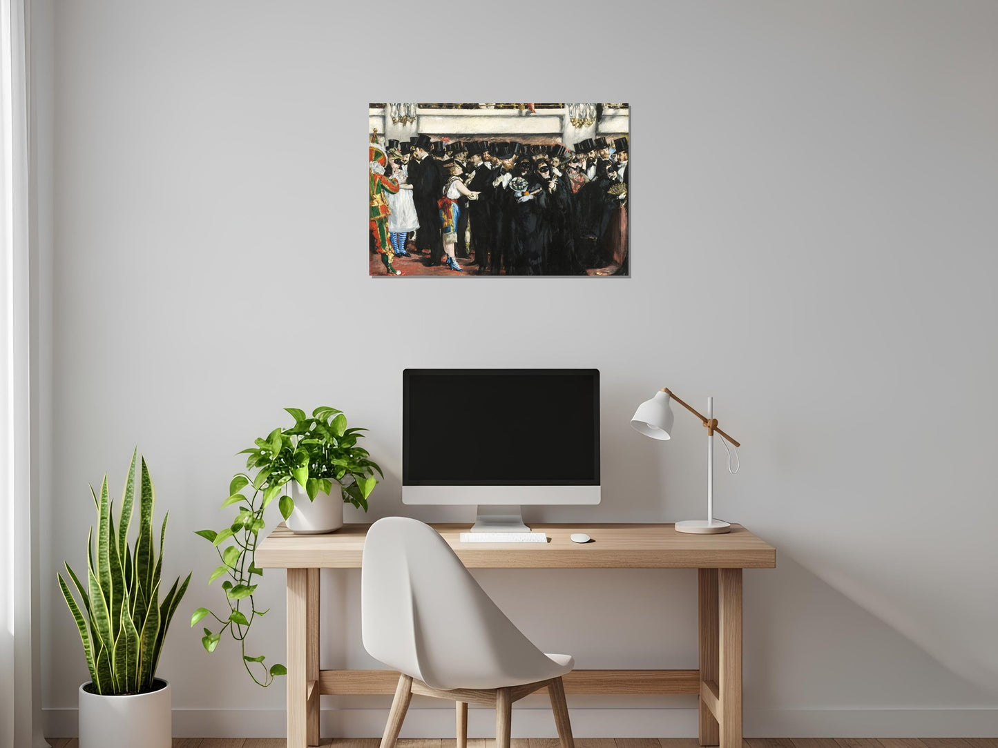 Baile de máscaras en la ópera - Edouard Manet