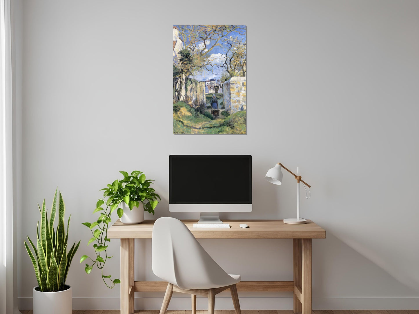 Colina del Hermitage, Pontoise - Camille Pissarro