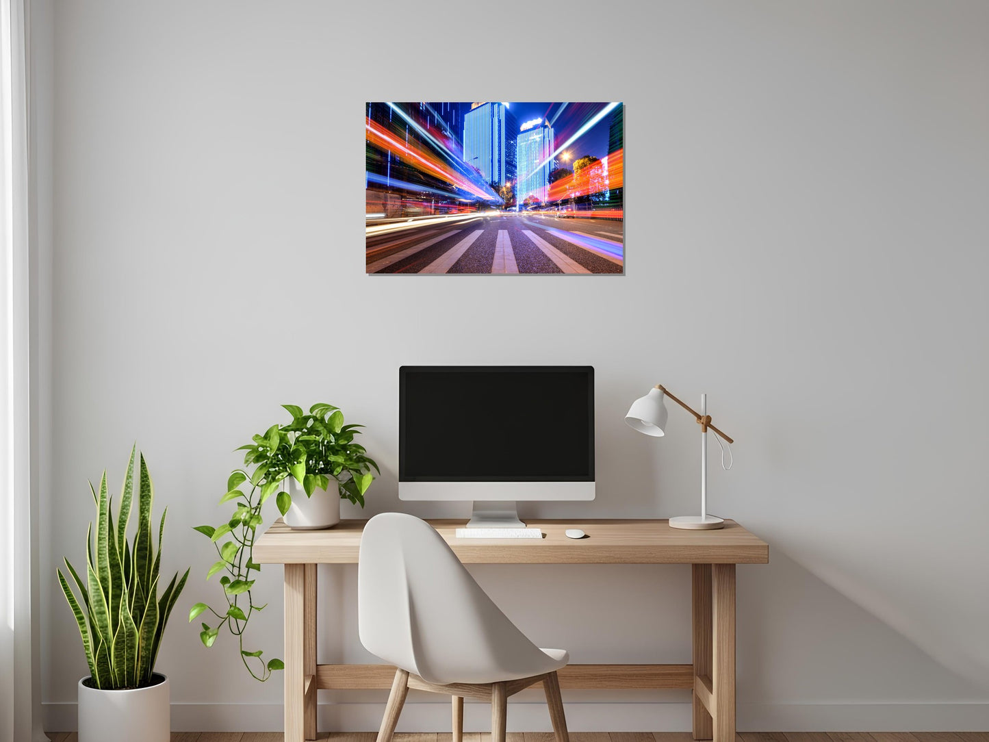 Estelas de colores vibrantes