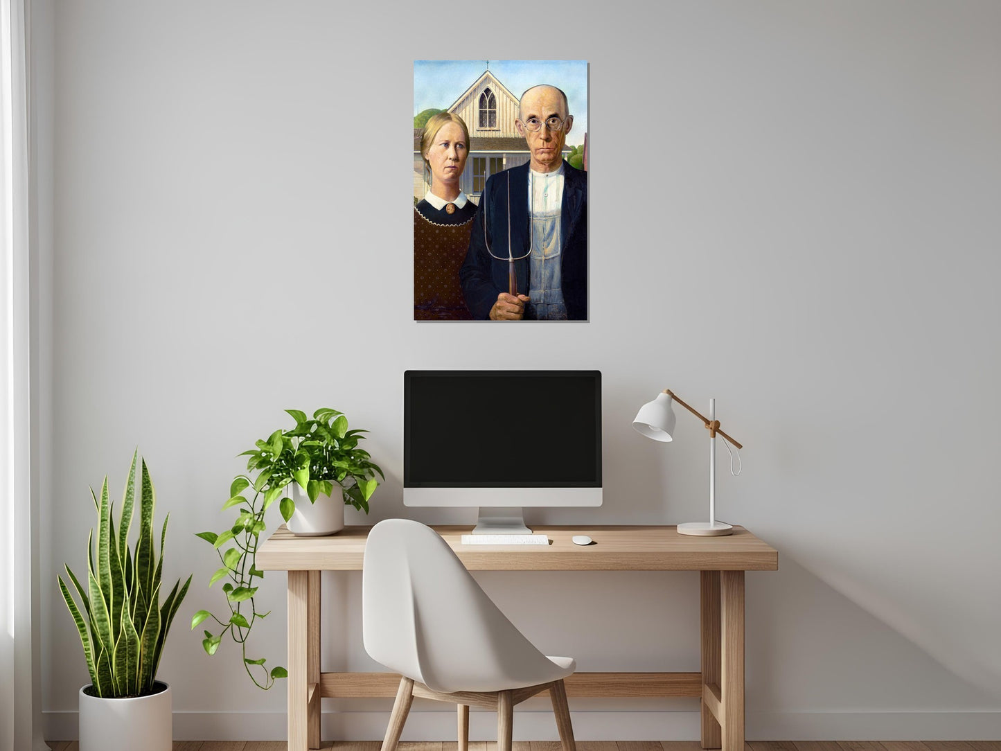 Gótico americano - Grant Wood