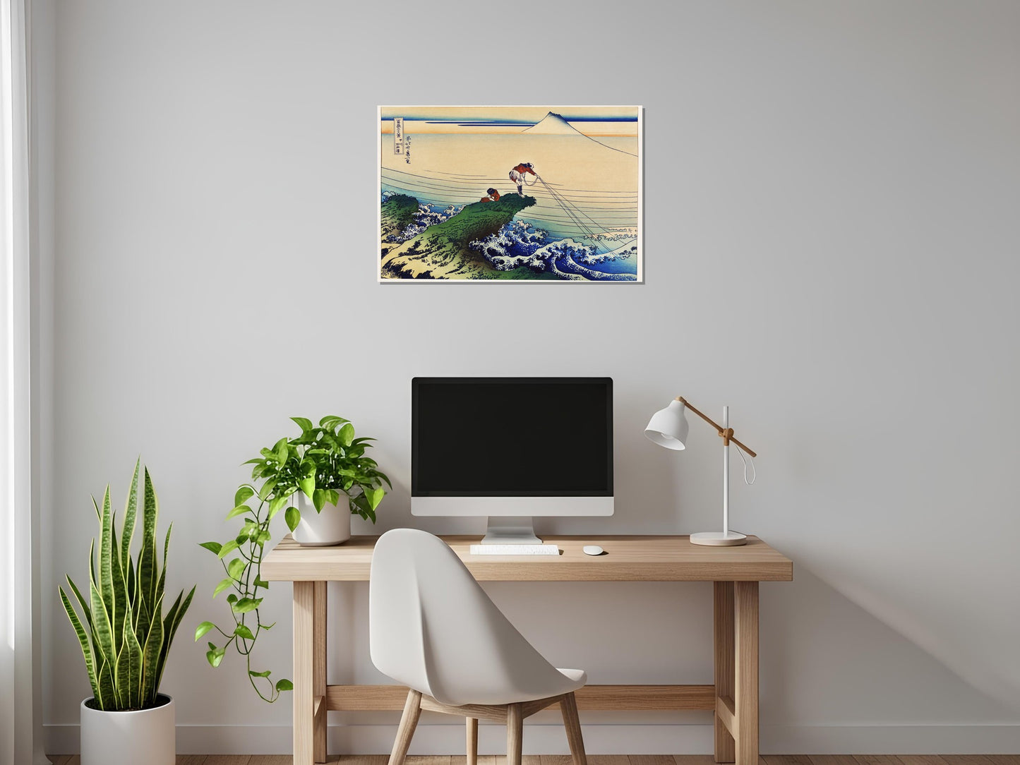 Kajikazawa en la provincia de Kai - Katsushika Hokusai