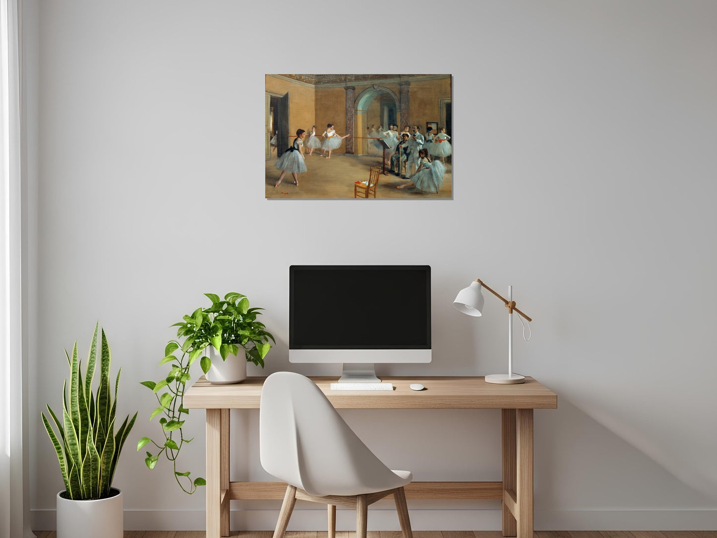 La clase de ballet - Edgar Degas