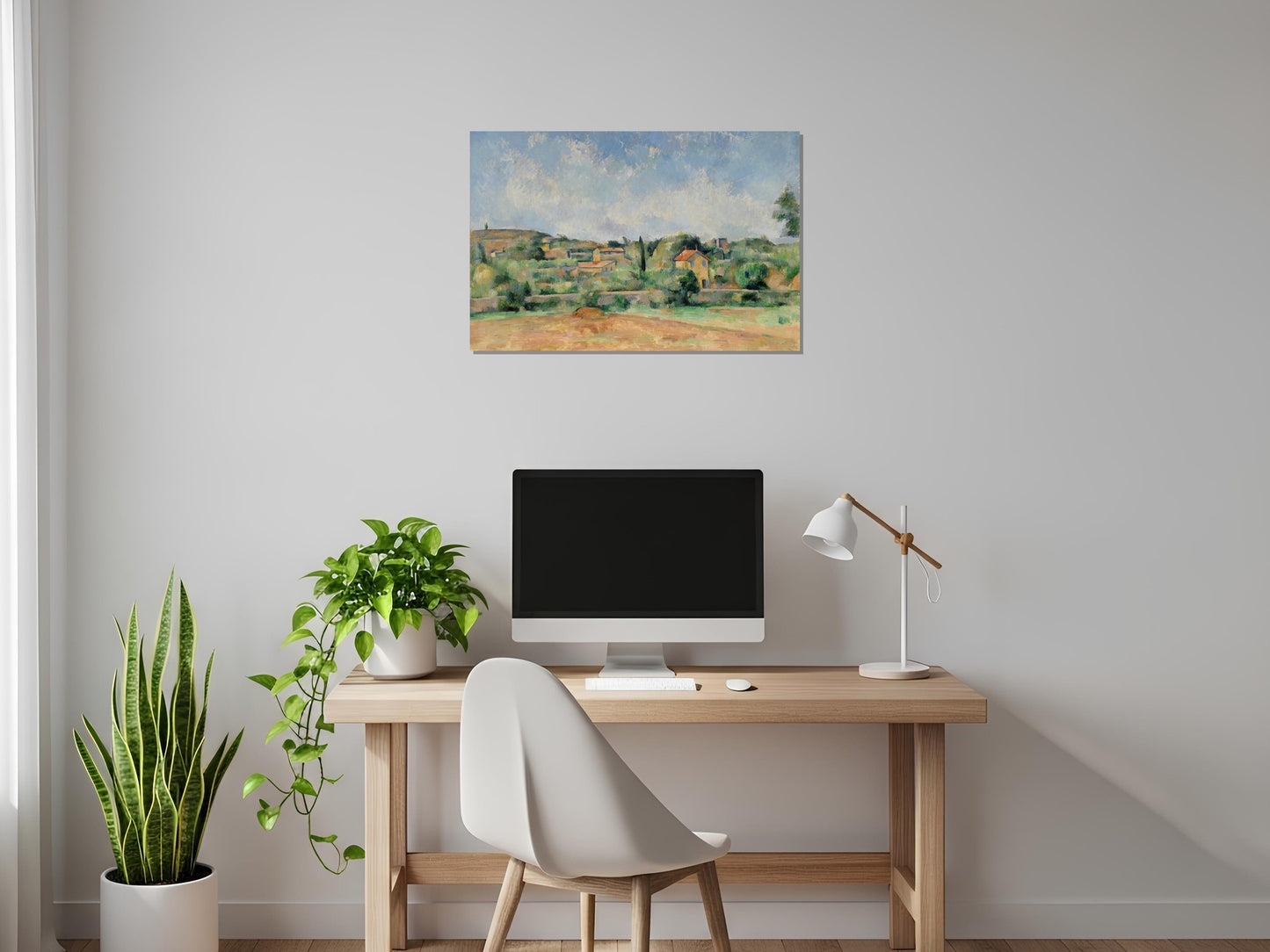 La llanura de Bellevue - Paul Cezanne