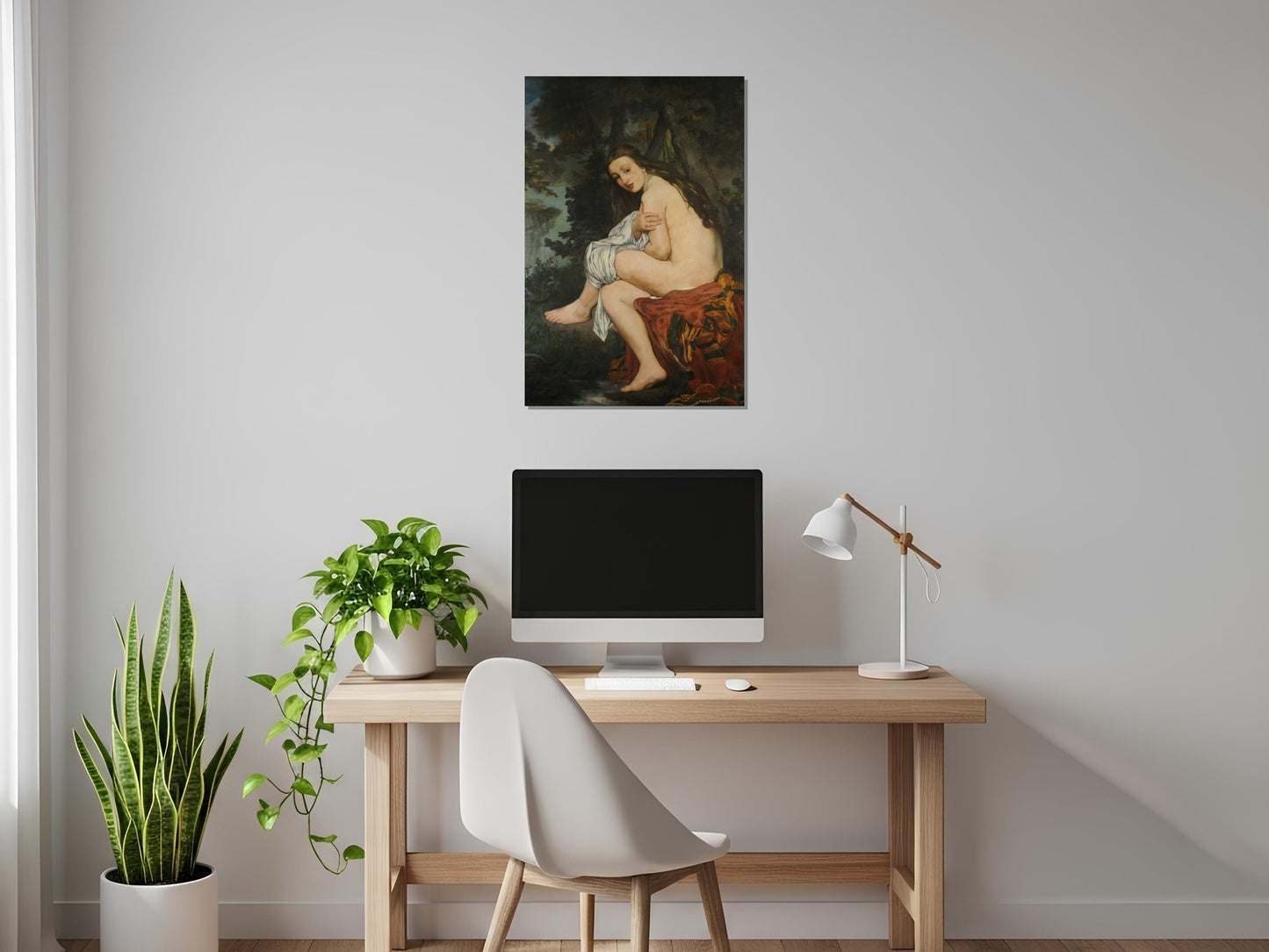 La ninfa sorprendida - Edouard Manet