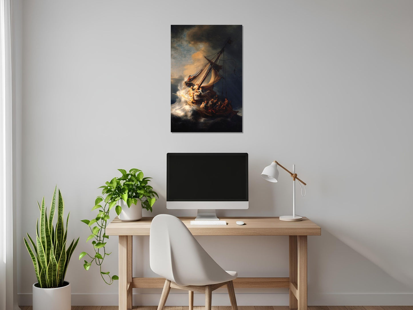 La tormenta en el mar de Galilea - Rembrandt van Rijn