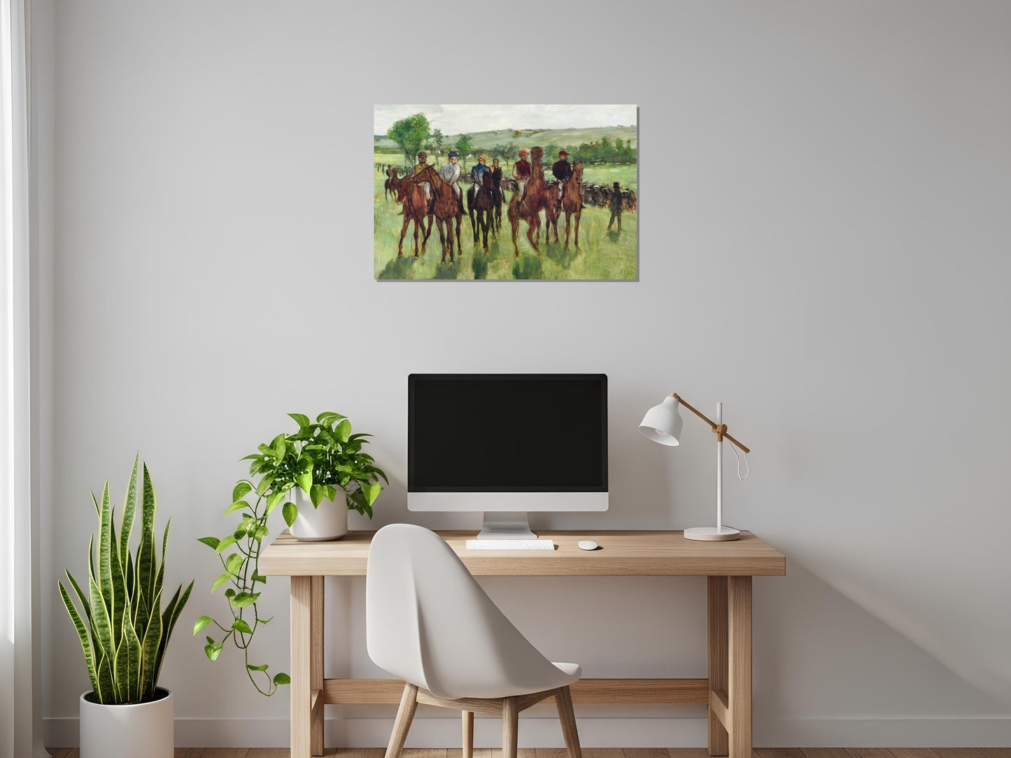 Los jinetes - Edgar Degas