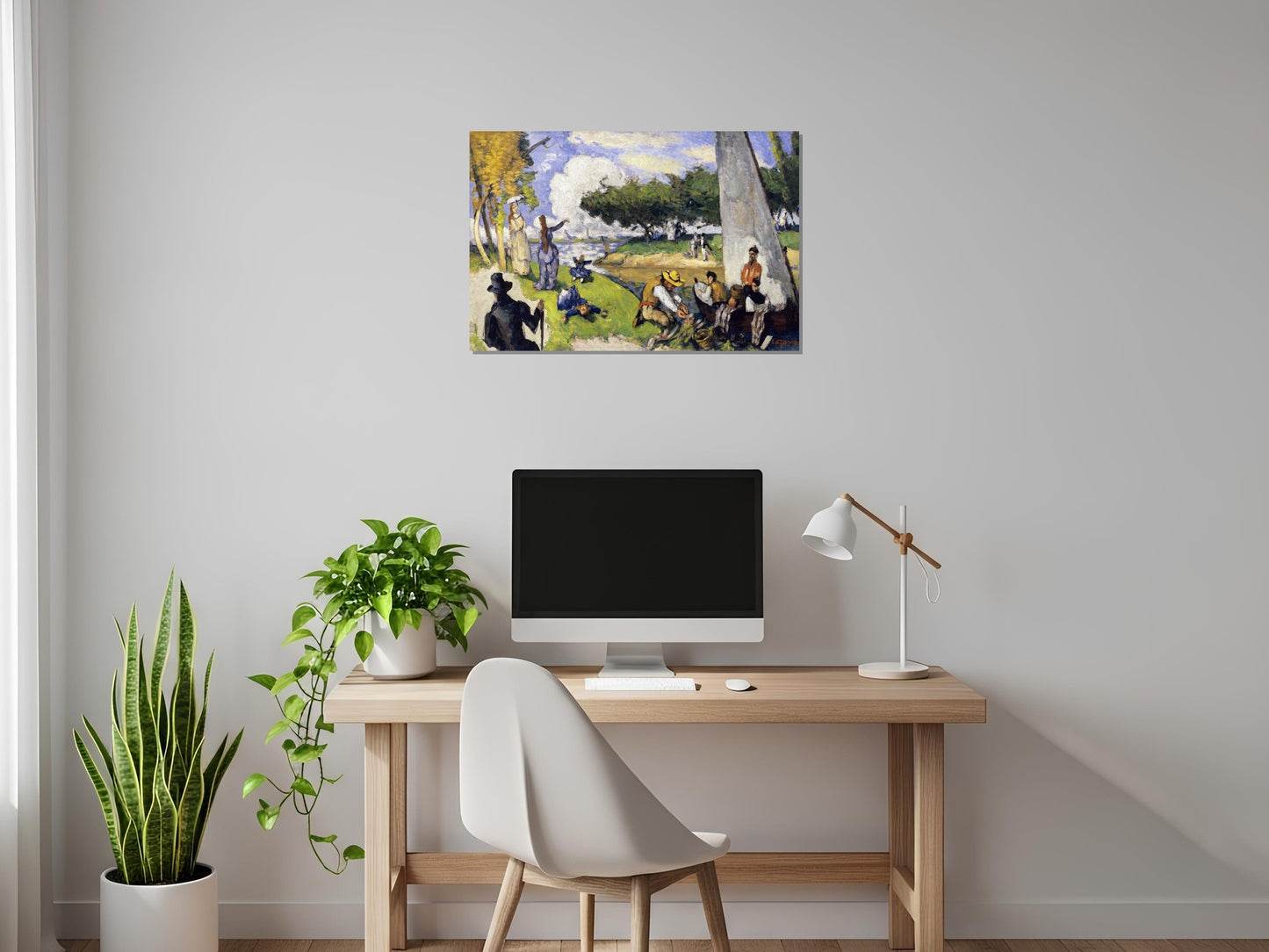 Los pescadores - Paul Cezanne