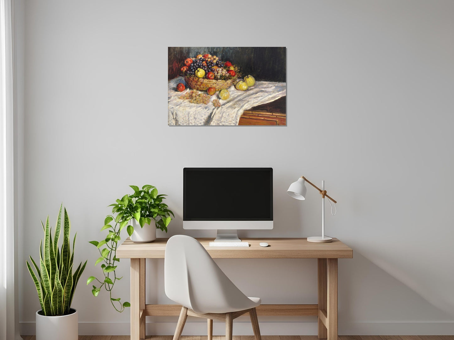 Manzanas y uvas - Claude Monet