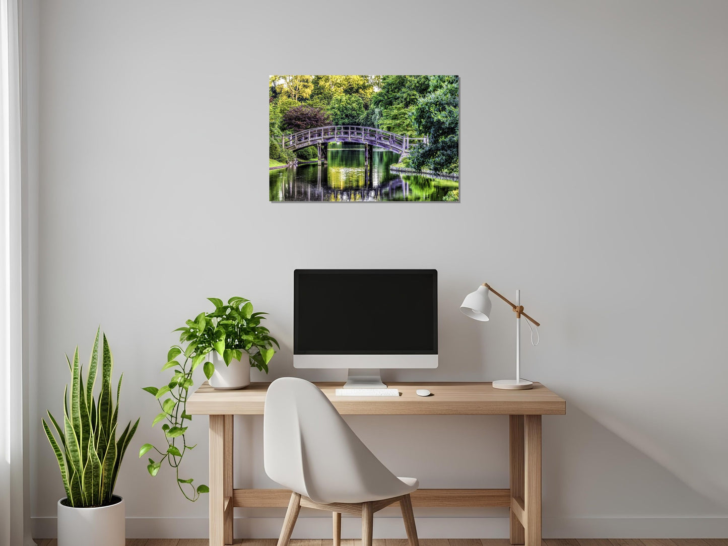 Puente en medio de la naturaleza