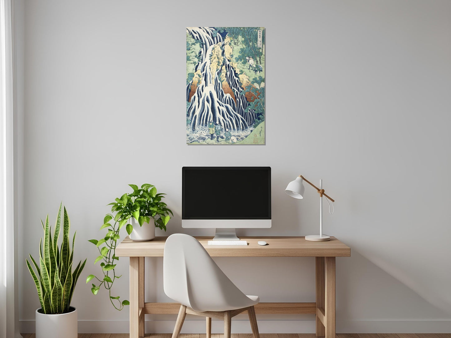 Recorrido por las cascadas de varias provincias - Katsushika Hokusai