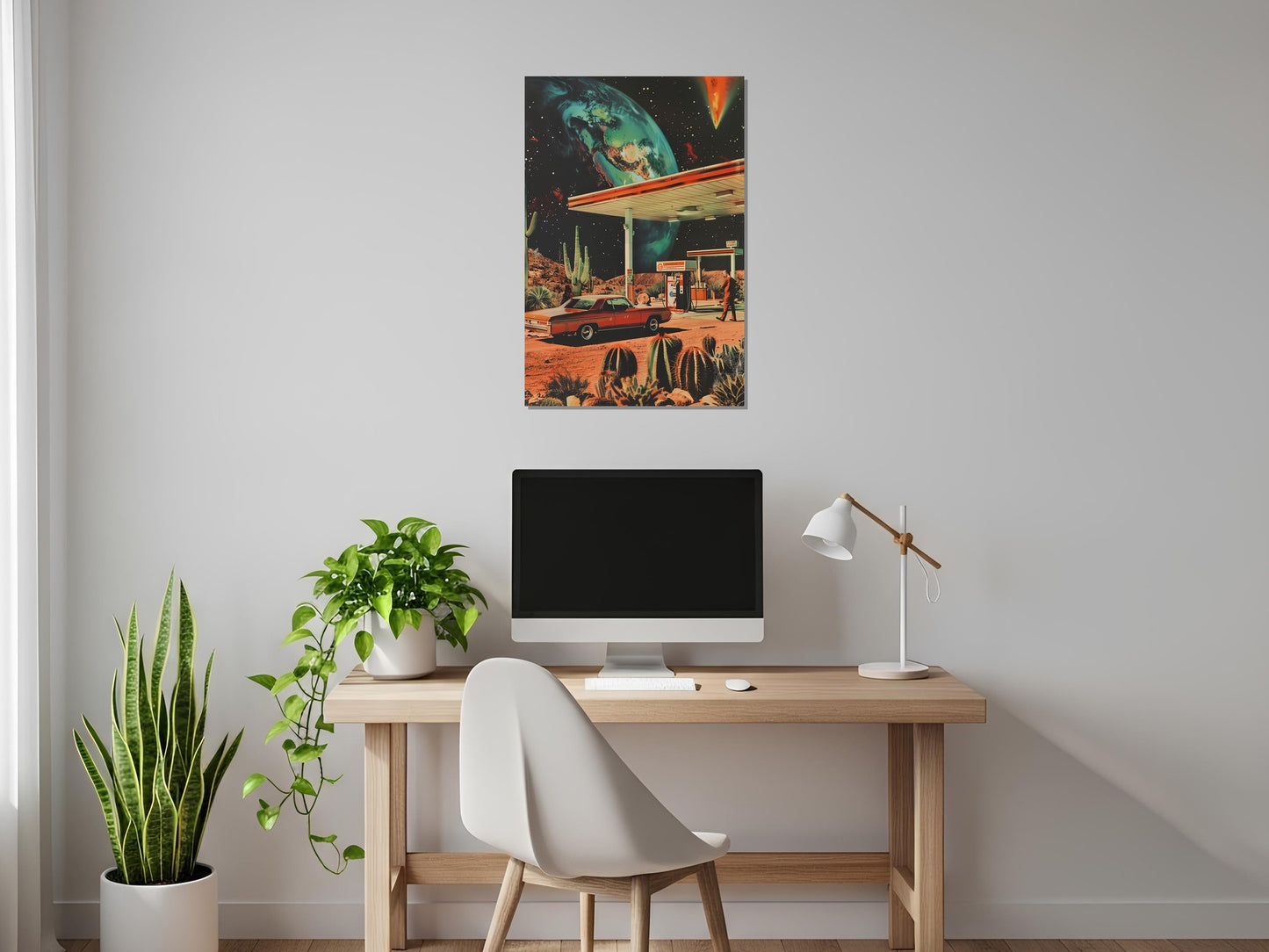 Cuadro metálico decorativo para interiores