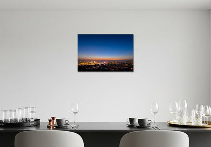 Anochecer en la ciudad