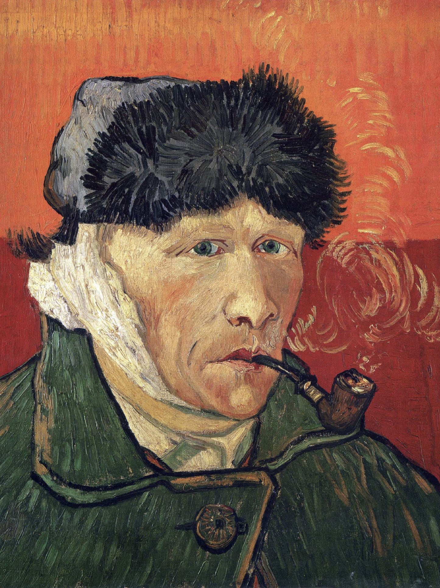 Autorretrato con oreja cortada - Vincent van Gogh