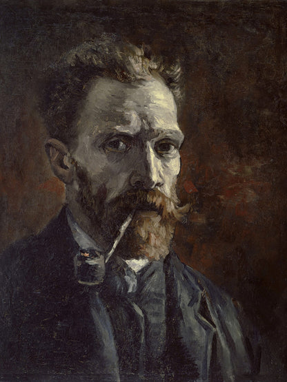 Autorretrato con pipa - Vincent van Gogh