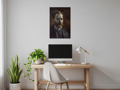 Autorretrato con pipa - Vincent van Gogh