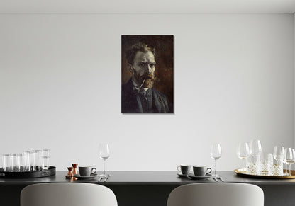 Autorretrato con pipa - Vincent van Gogh