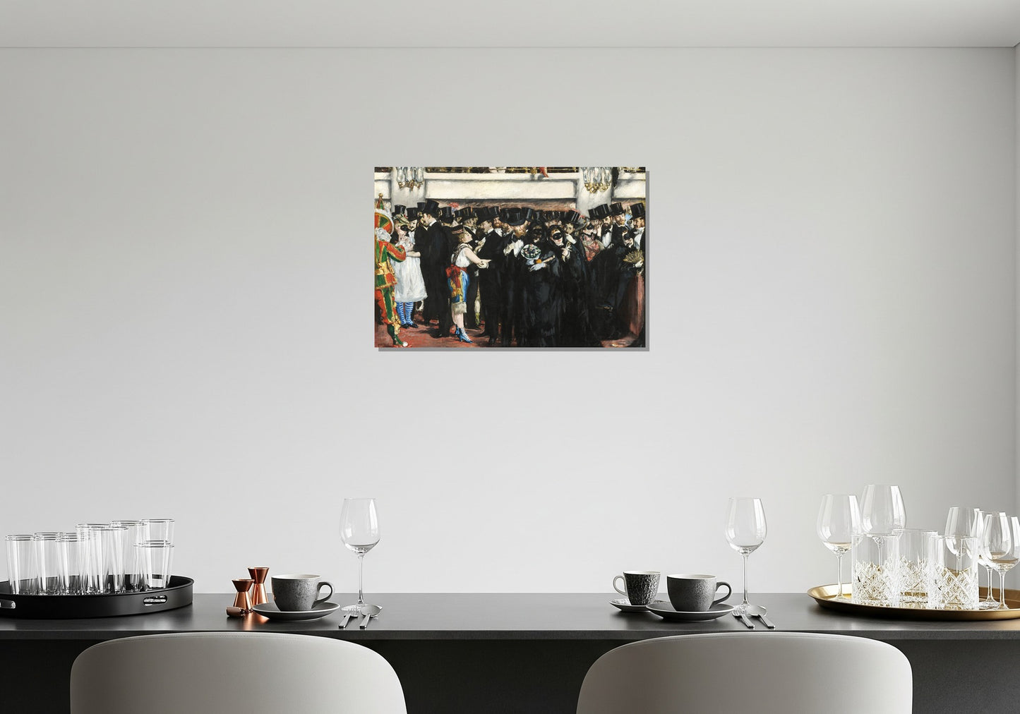 Baile de máscaras en la ópera - Edouard Manet