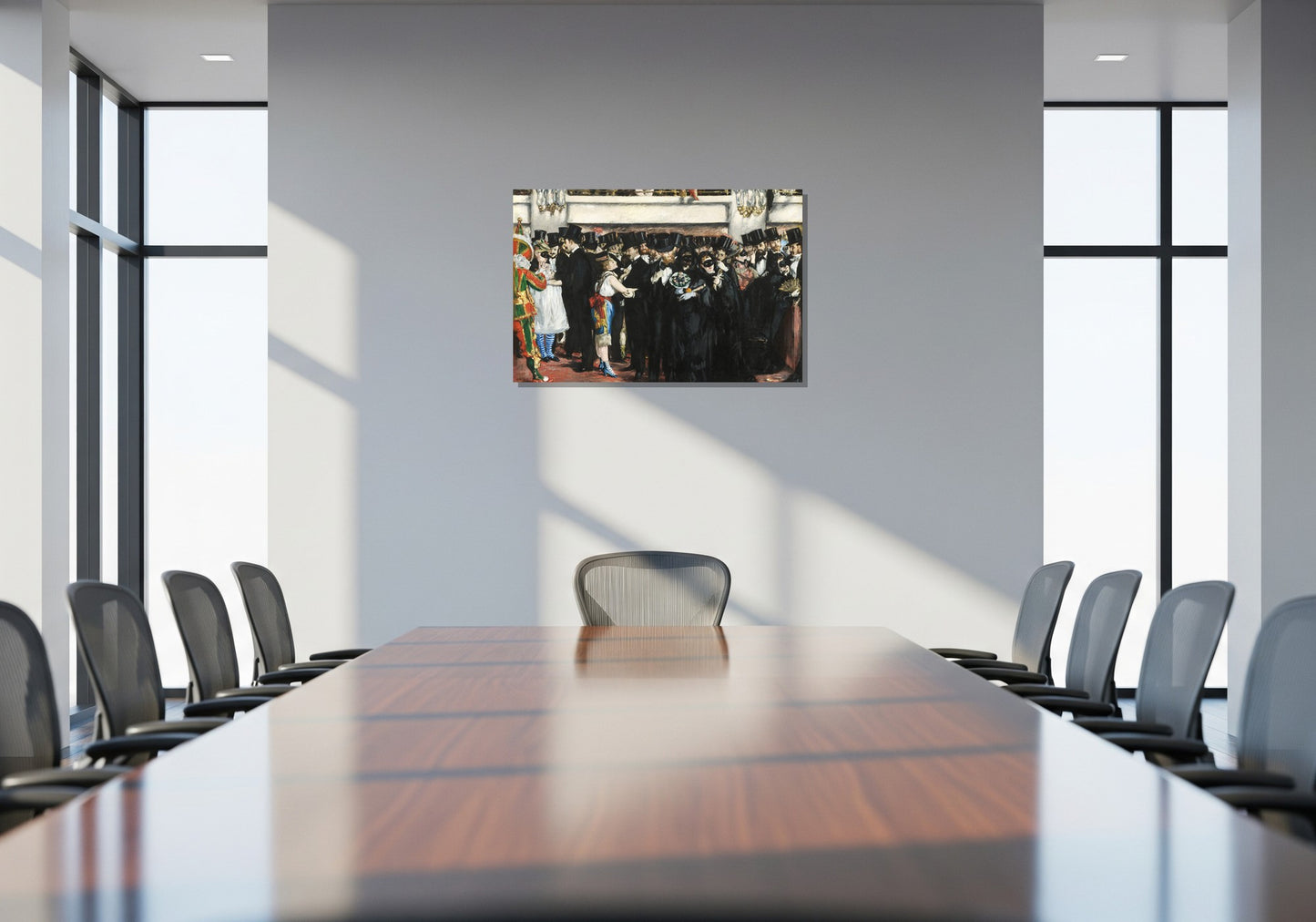 Baile de máscaras en la ópera - Edouard Manet