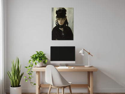 Berthe Morisot con un ramo de violetas - Edouard Manet