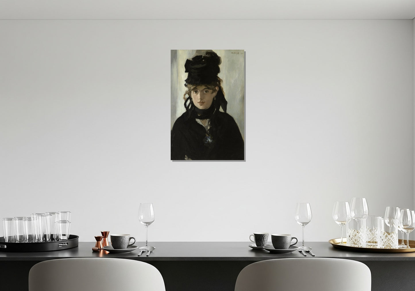 Berthe Morisot con un ramo de violetas - Edouard Manet