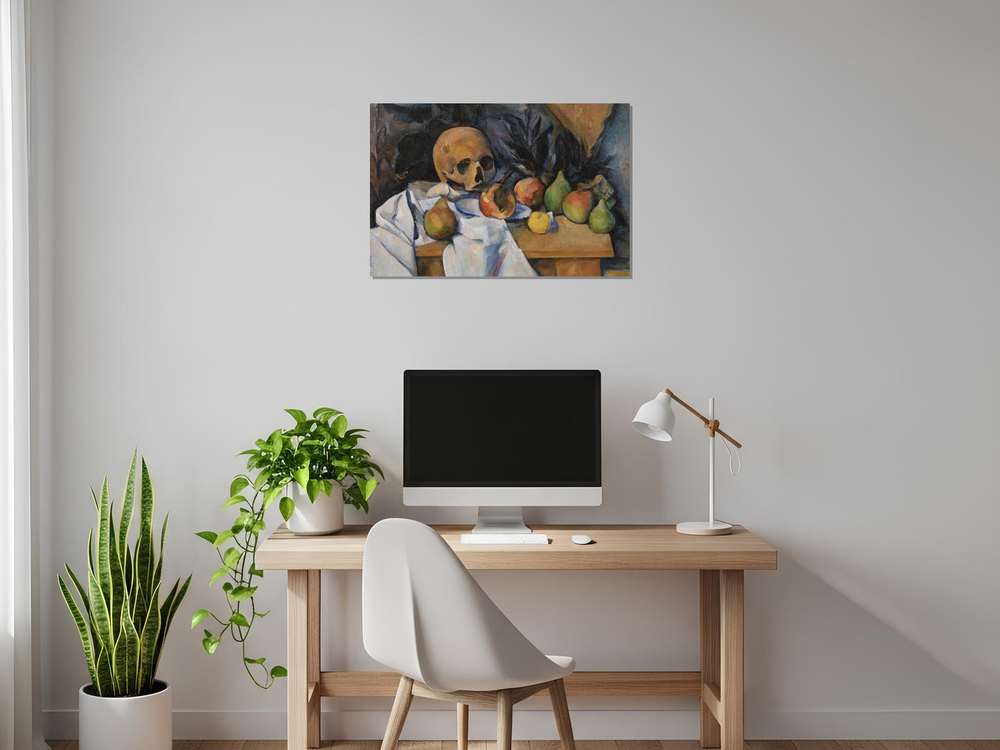Bodegón con calavera - Paul Cezanne