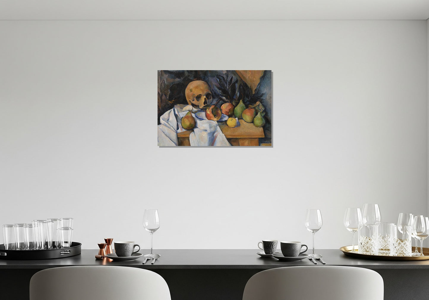 Bodegón con calavera - Paul Cezanne