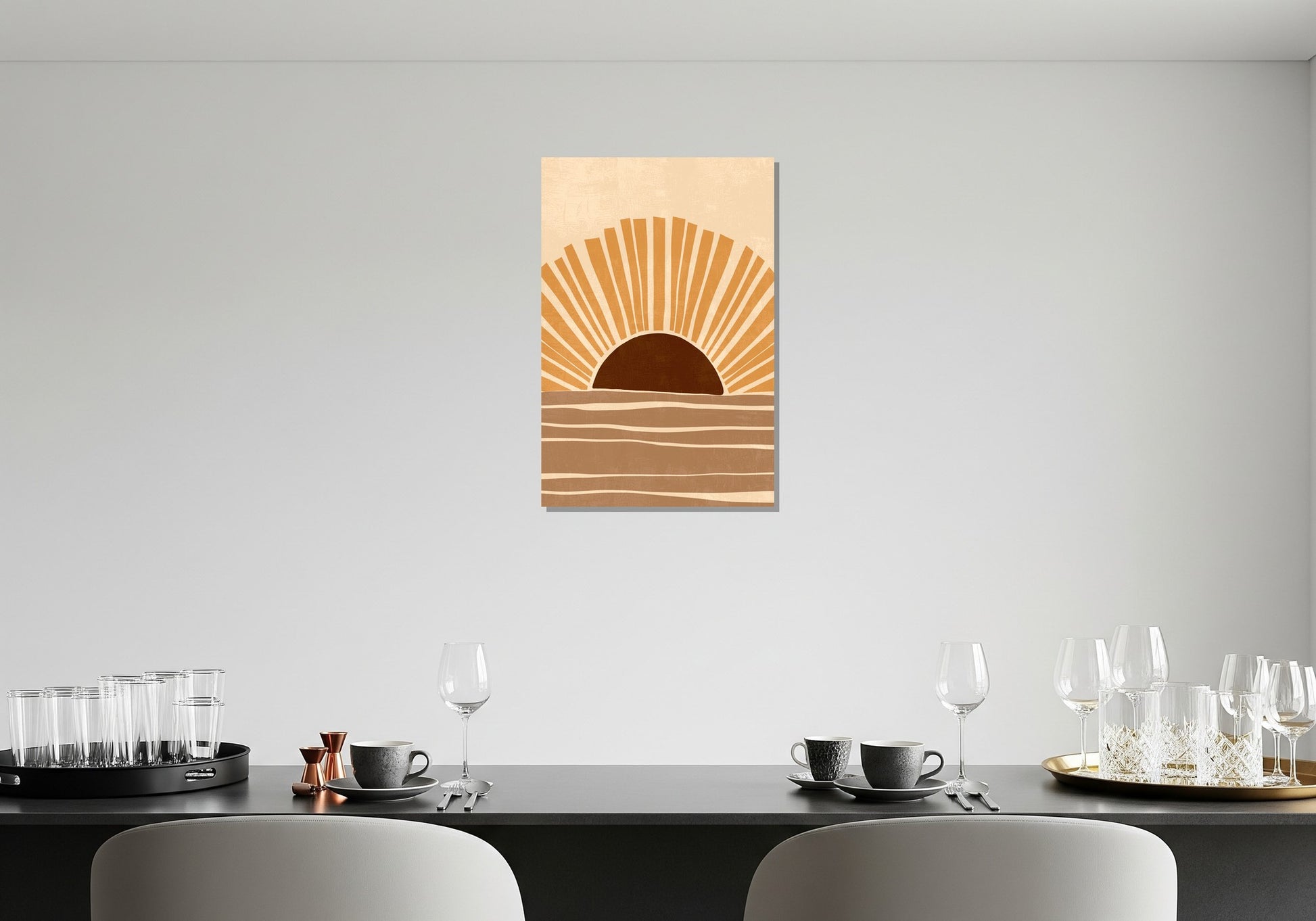 Cuadro metálico decorativo para interiores