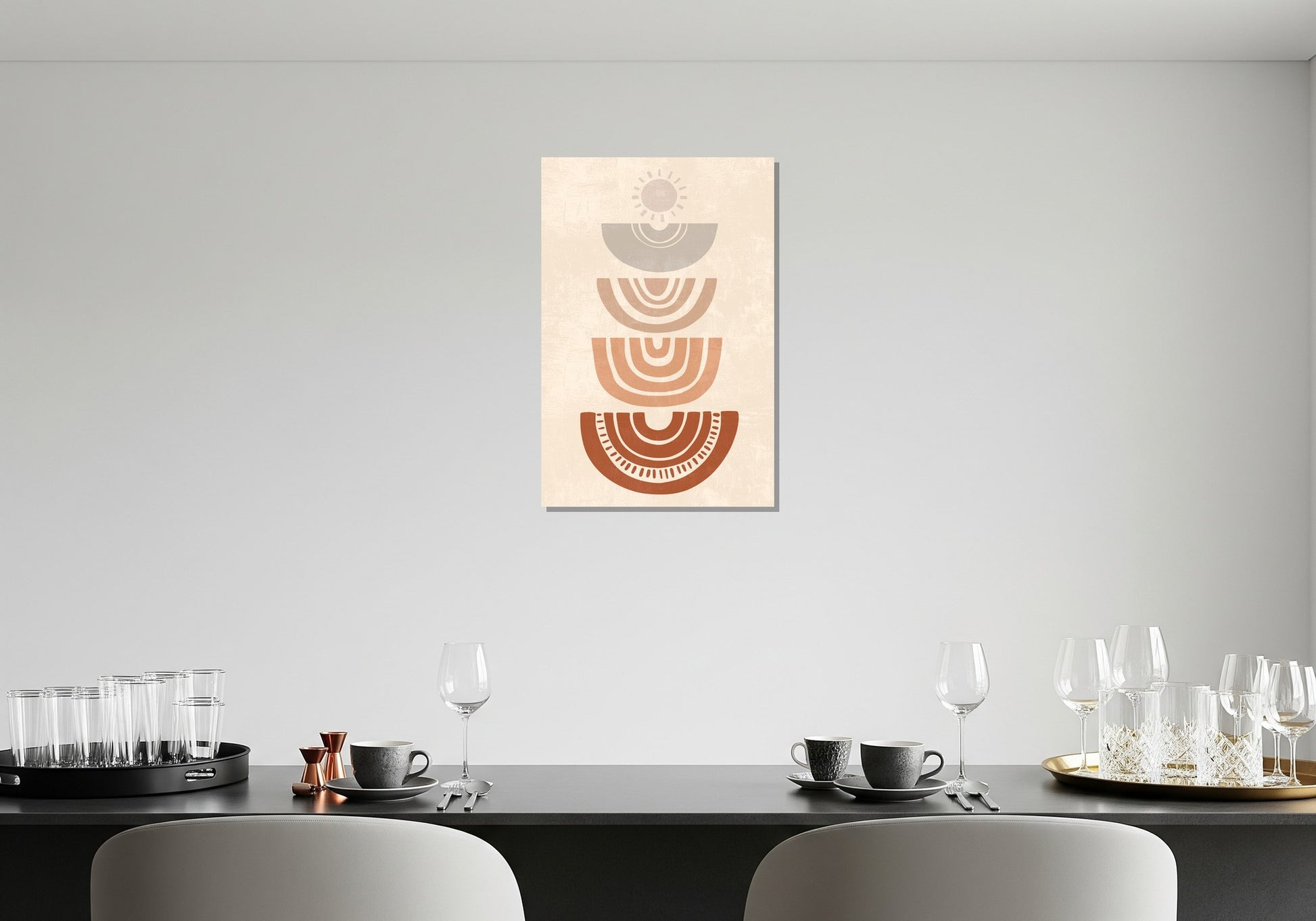 Cuadro metálico decorativo para interiores