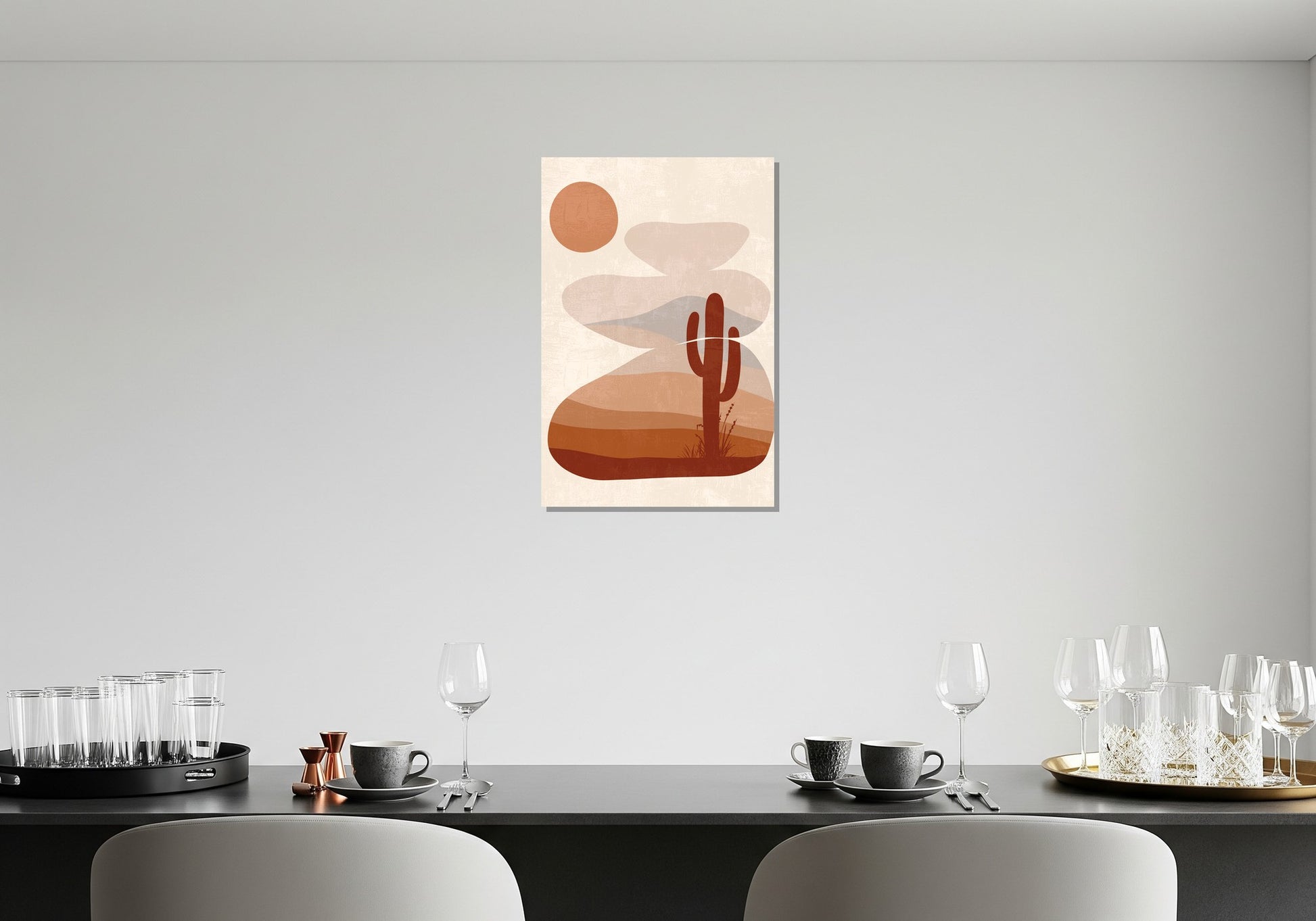 Cuadro metálico decorativo para interiores