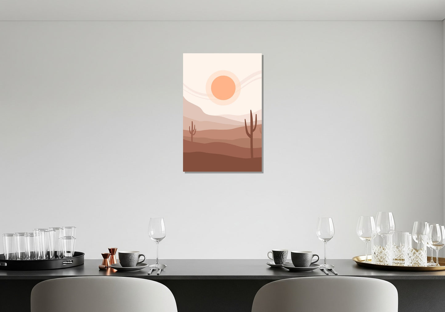 Cuadro metálico decorativo para interiores
