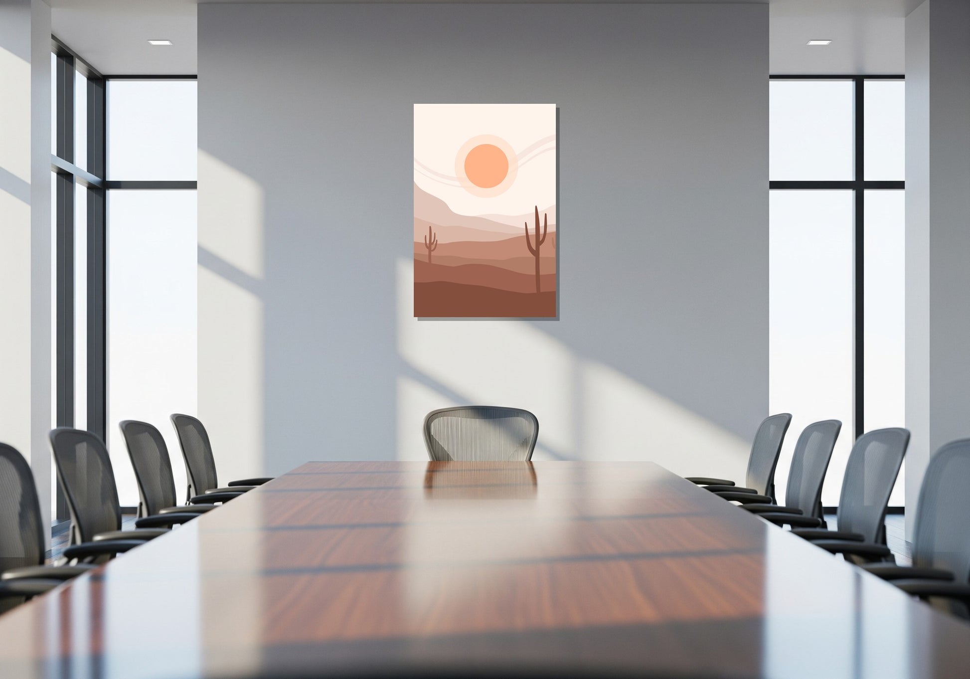 Cuadro metálico decorativo para interiores