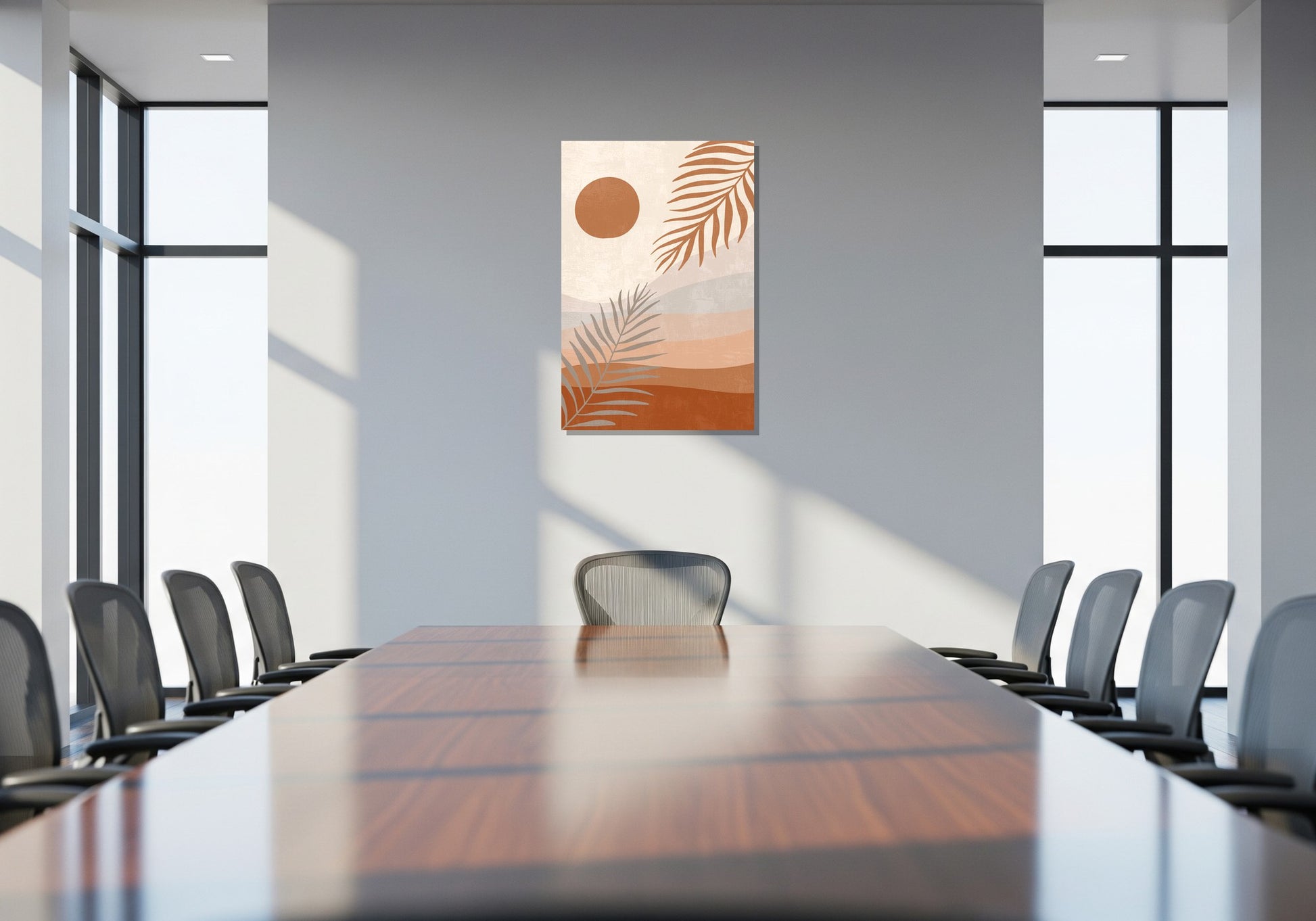 Cuadro metálico decorativo para interiores