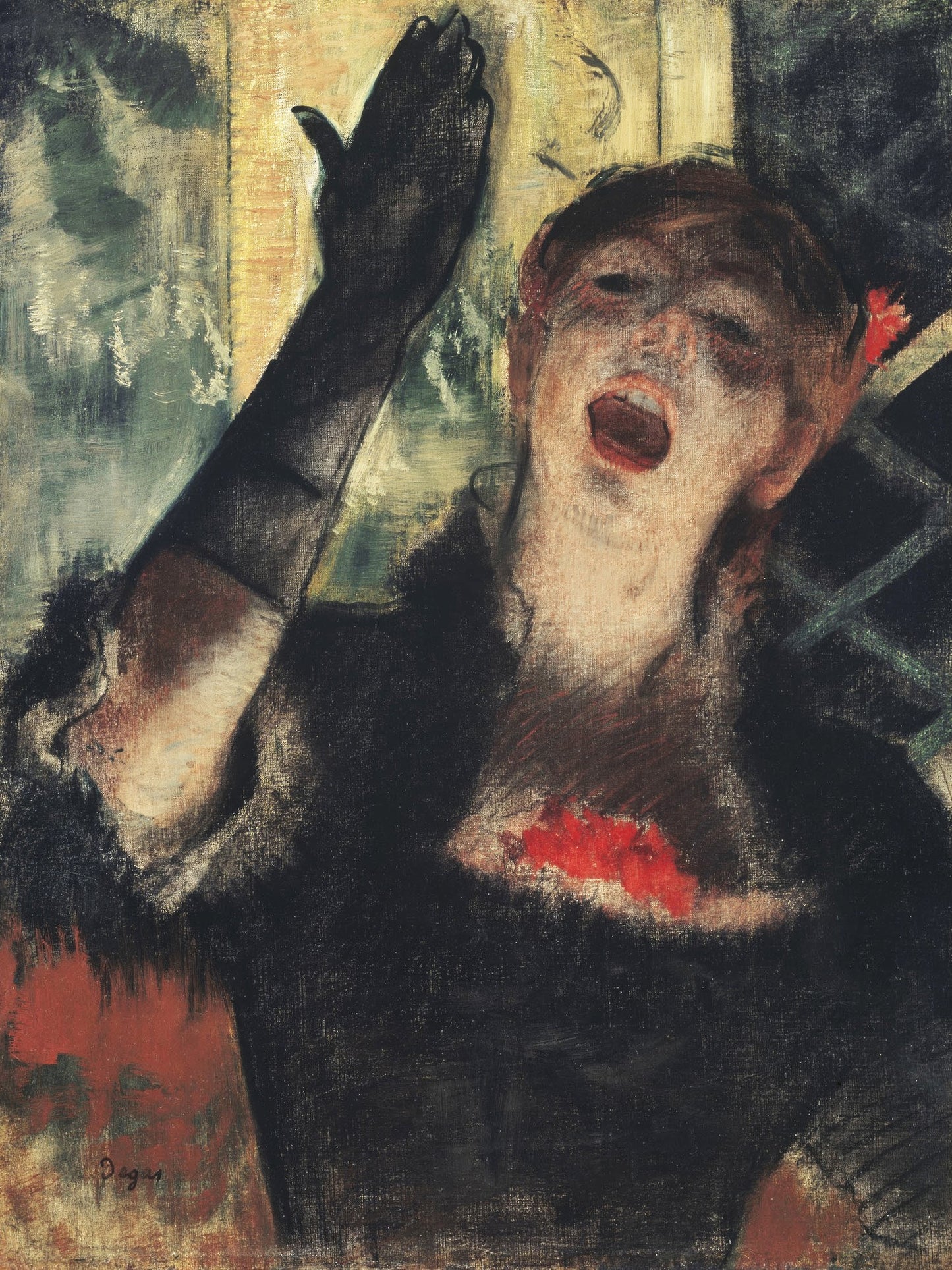 Café Singer - Edgar Degas