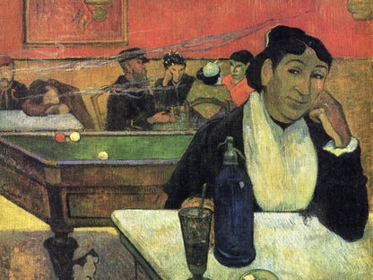 Café de noche en Arlés - Paul Gauguin