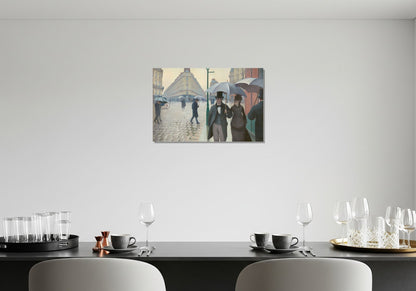 Calle de París bajo la lluvia - Gustave Caillebotte