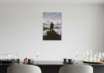 Caminante sobre el mar de niebla - Caspar David Friedrich