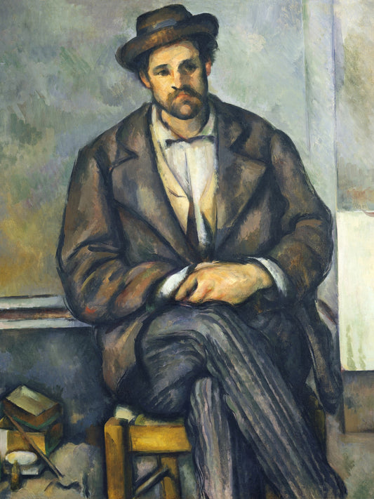 Campesino sentado - Paul Cezanne