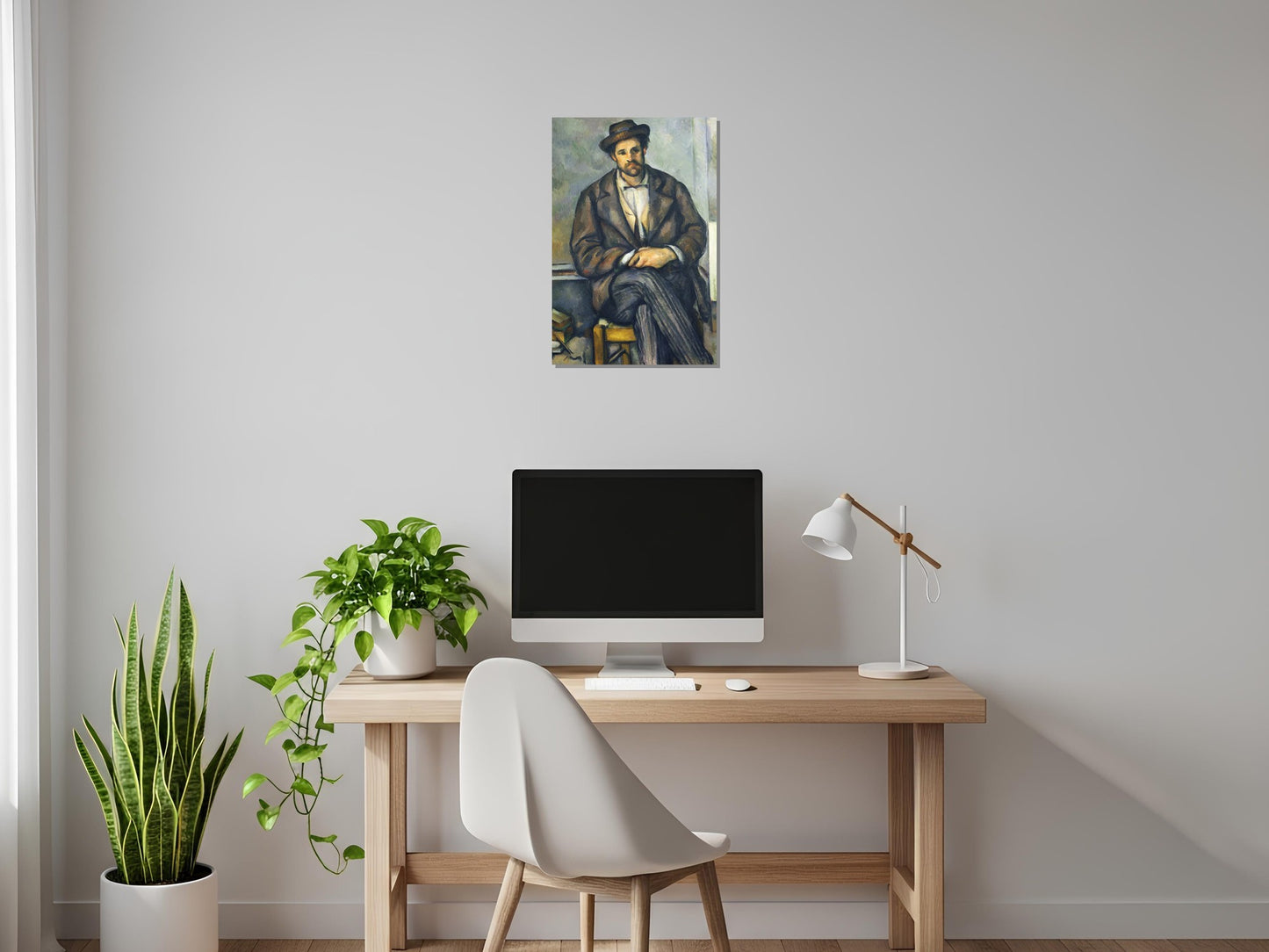 Campesino sentado - Paul Cezanne