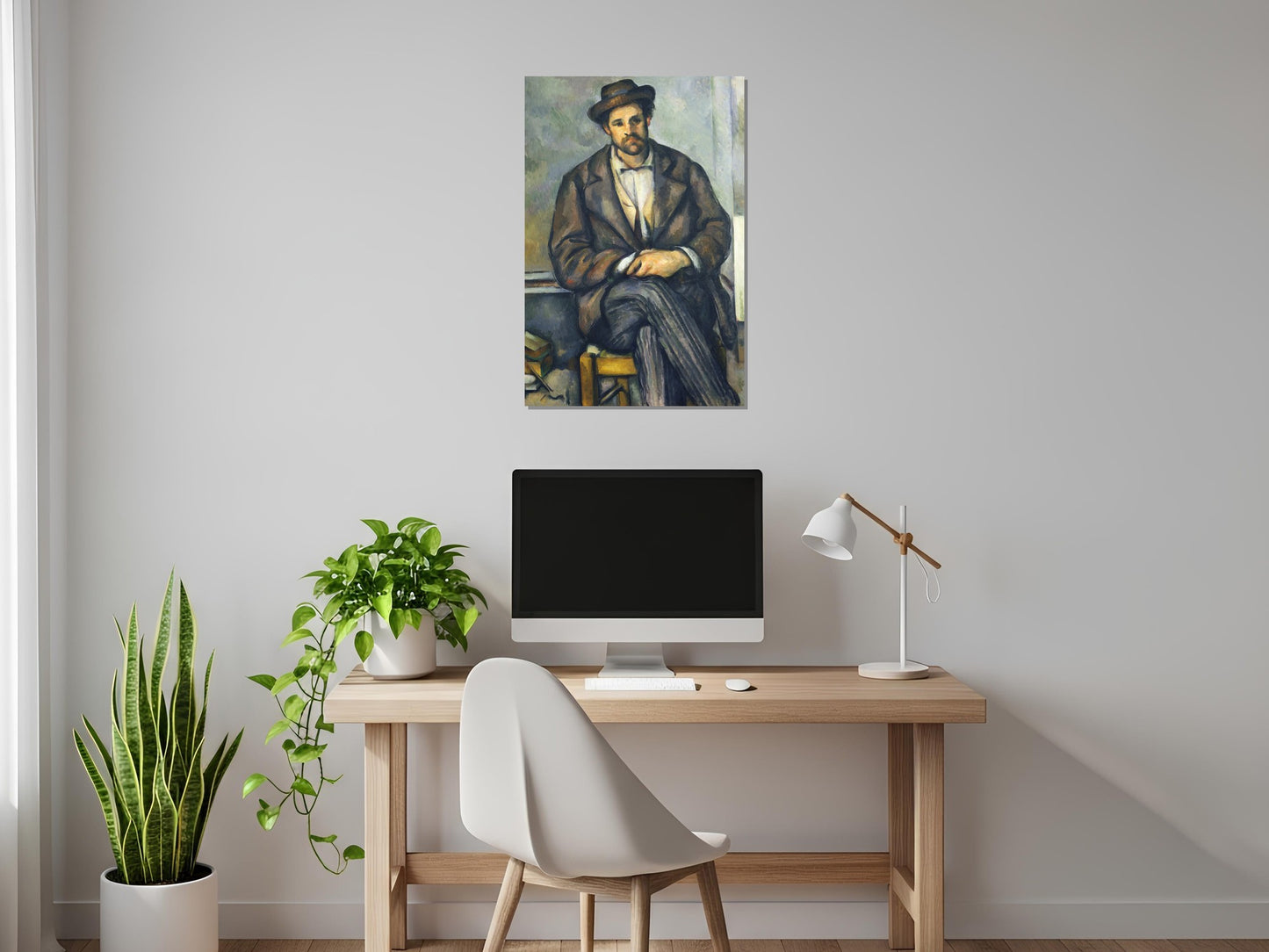 Campesino sentado - Paul Cezanne