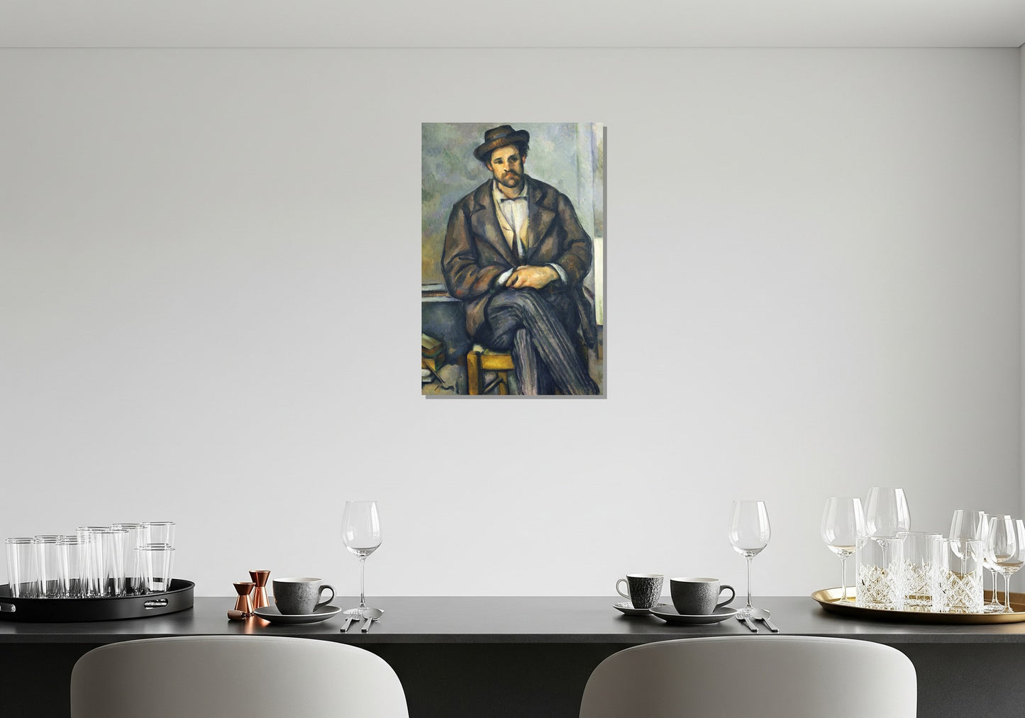 Campesino sentado - Paul Cezanne