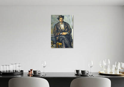 Campesino sentado - Paul Cezanne