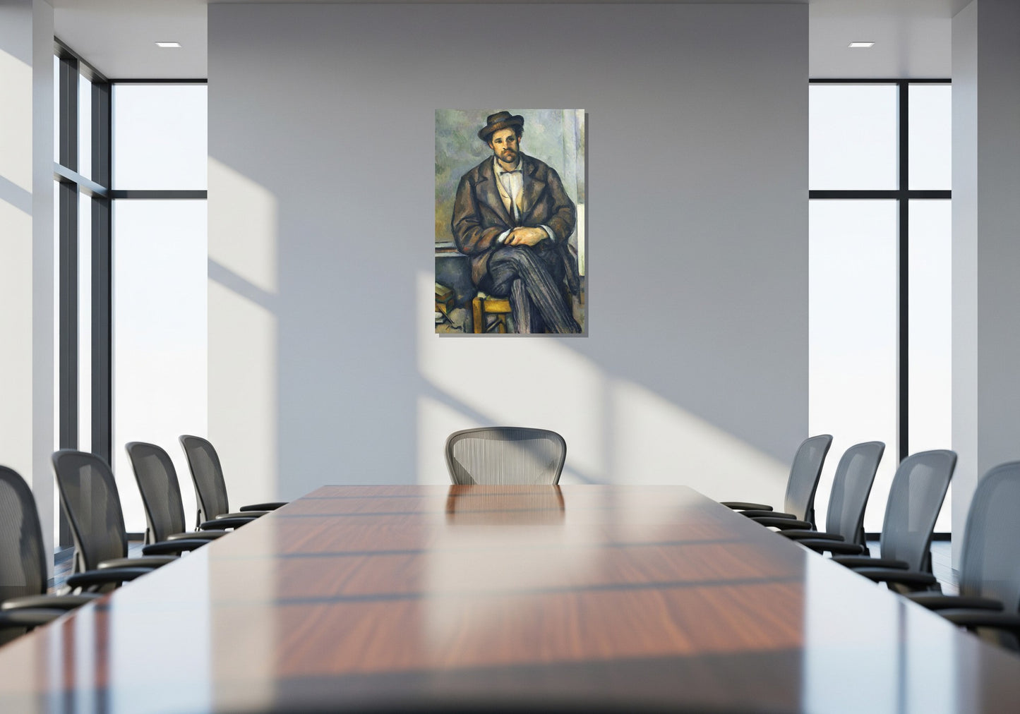 Campesino sentado - Paul Cezanne