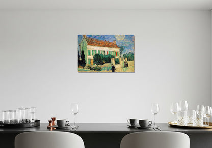 Casa blanca en la noche - Vincent van Gogh