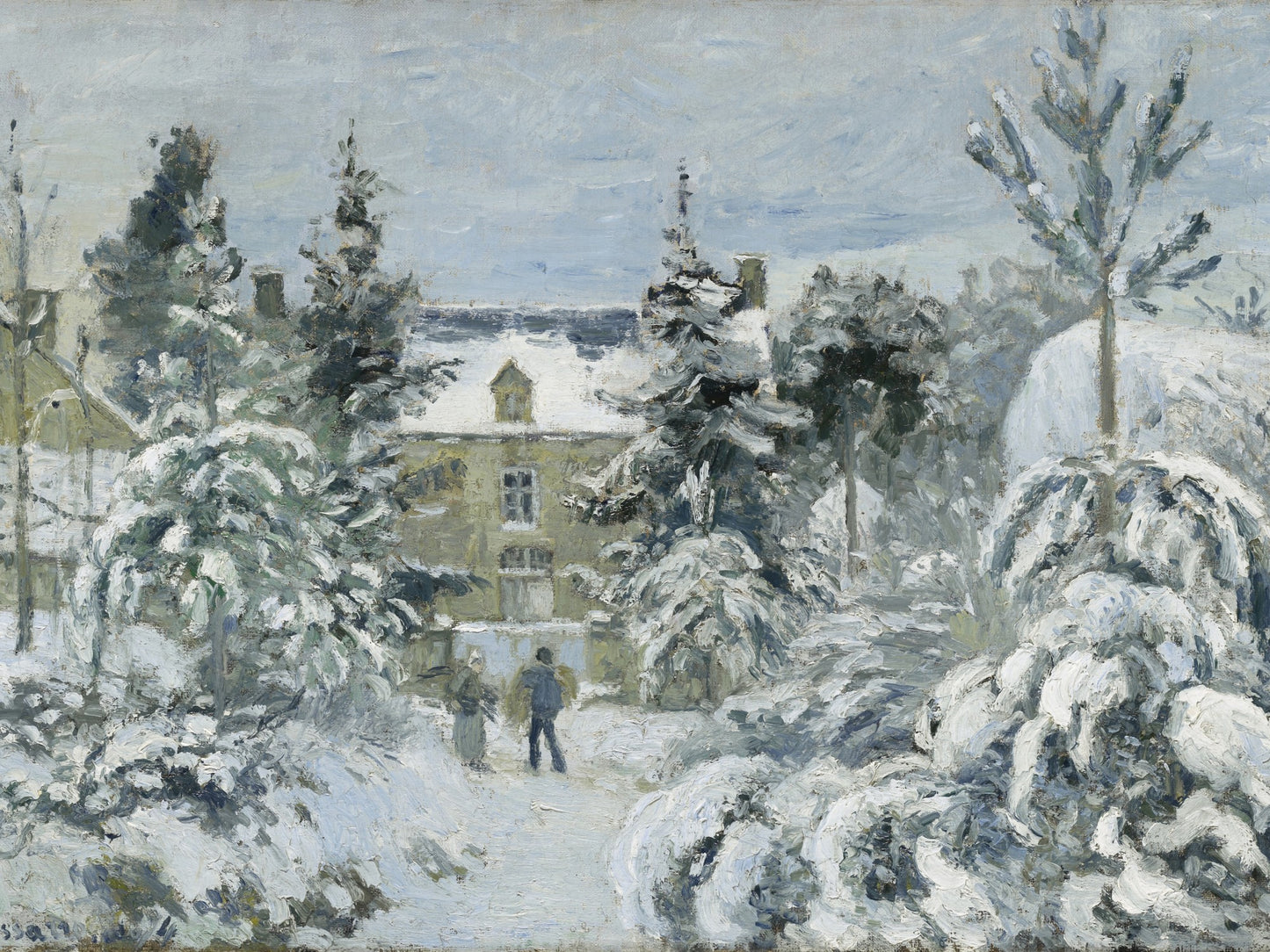 Casa de Piette en Montfoucault - Camille Pissarro