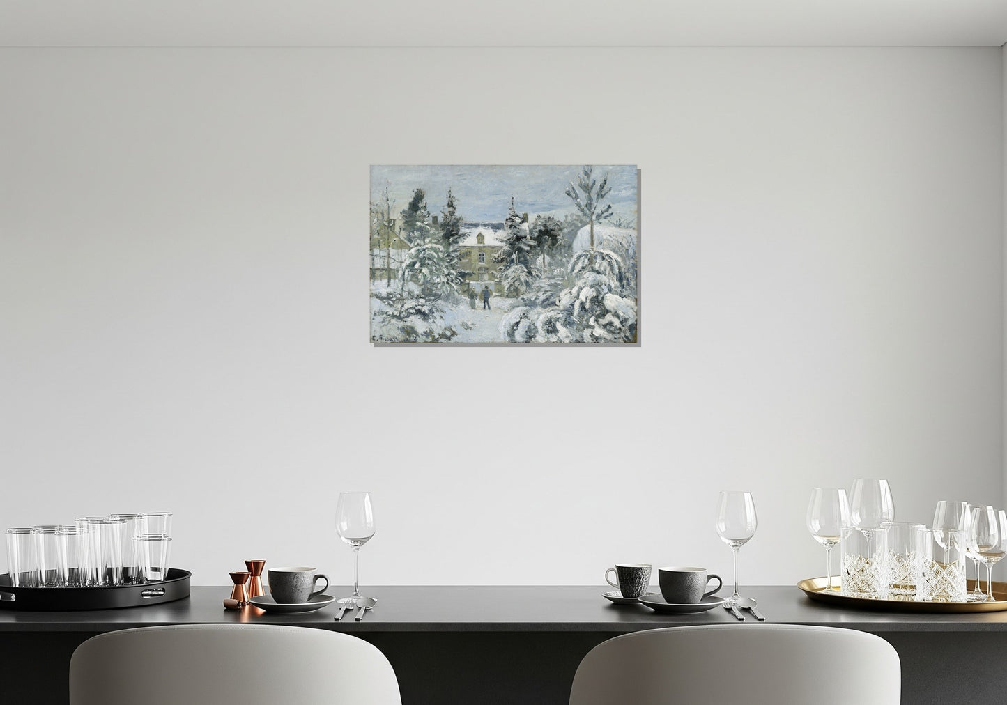 Casa de Piette en Montfoucault - Camille Pissarro