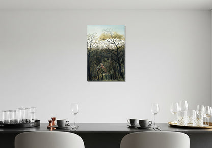 Cita en el bosque - Henri Rousseau