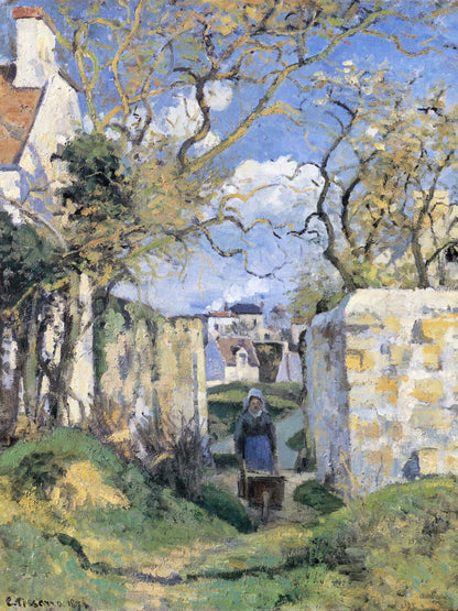Colina del Hermitage, Pontoise - Camille Pissarro