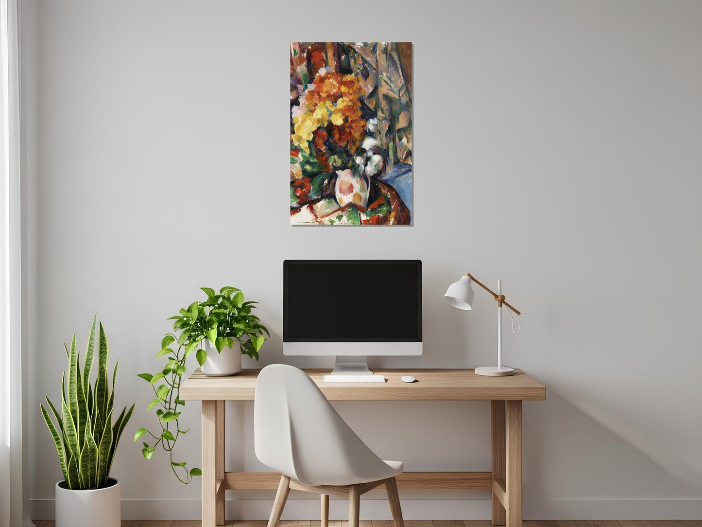 Crisantemos - Paul Cezanne