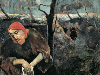 Cristo en el Monte de los Olivos - Paul Gauguin