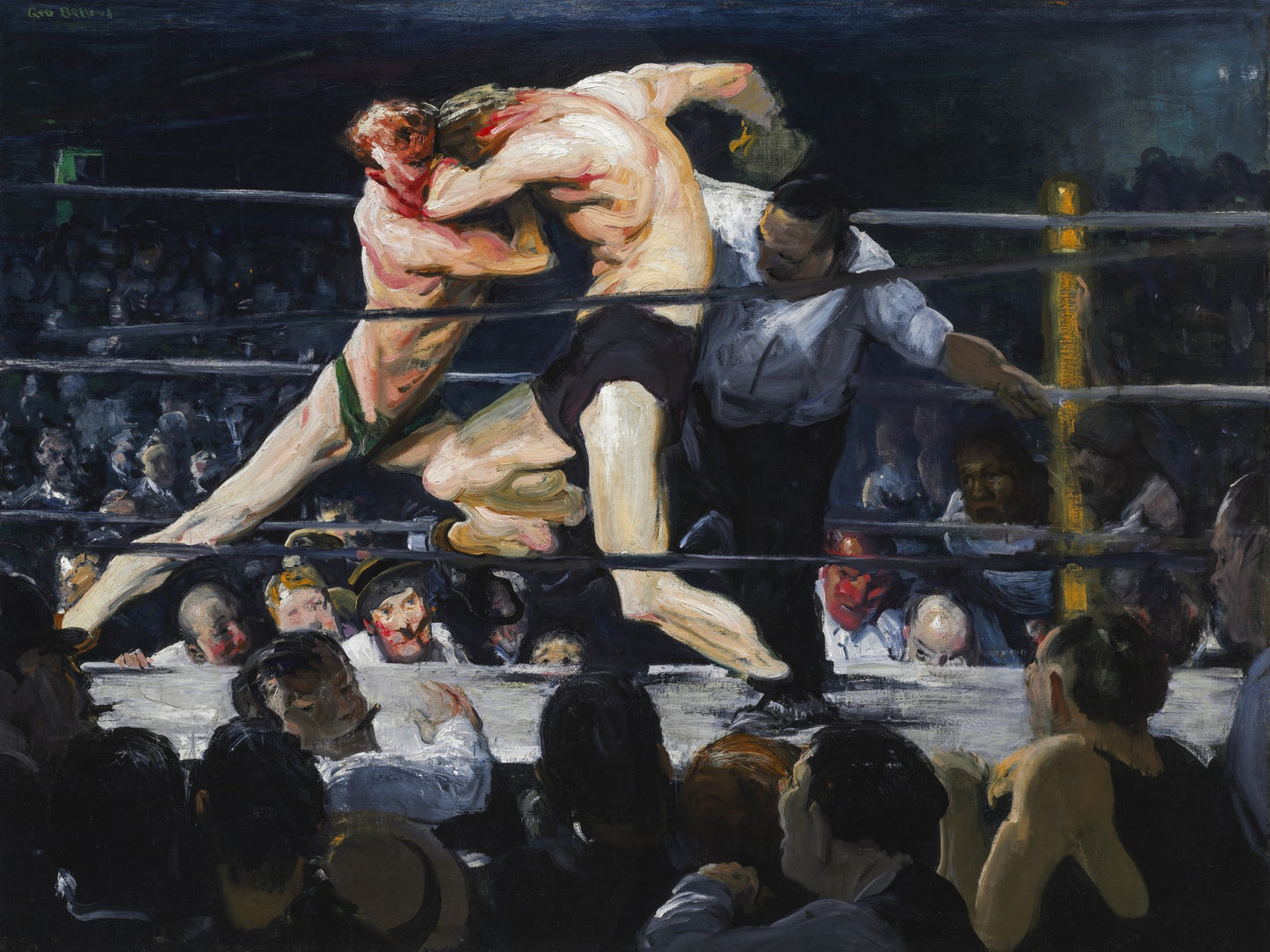 Despedida de soltero en Sharkeys - George Bellows